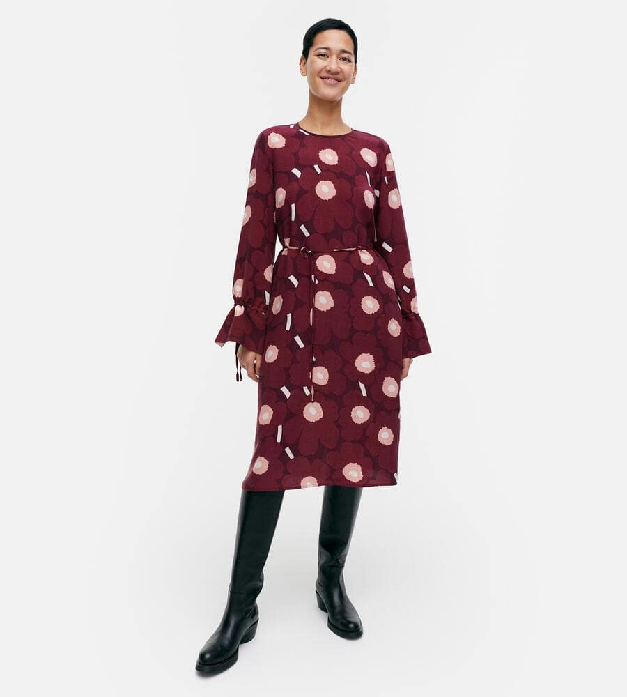 ワインレッド×ライトピンク