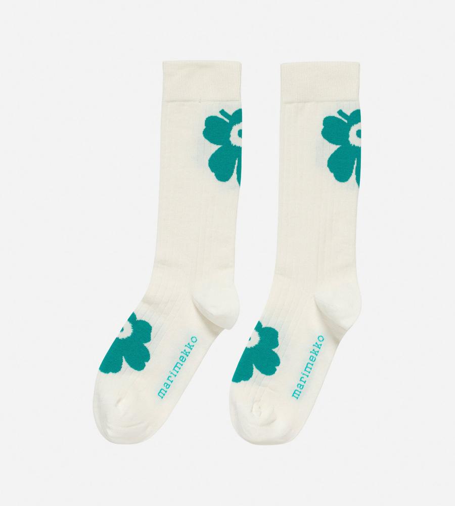 ターコイズ×オフホワイト