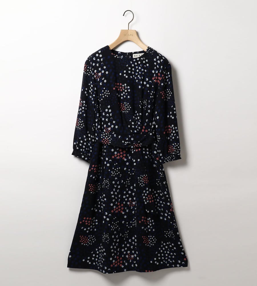 シャンパンドットワンピース