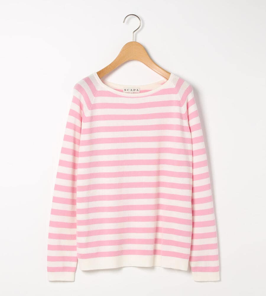 SCAPA / スキャパ テンダーリネンボーダーニット テンダーリネンボーダーニット｜ニット｜LSTOCKROOM(エル