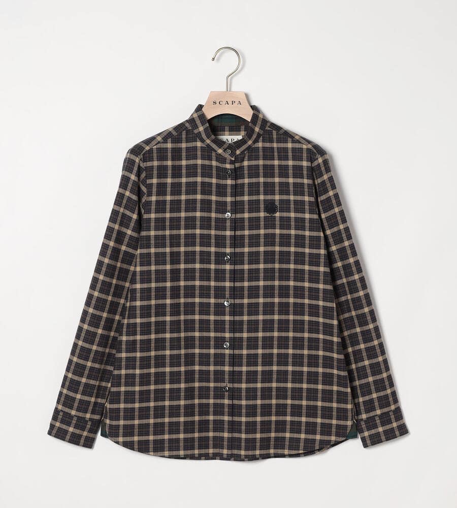 ブラウン×チェック