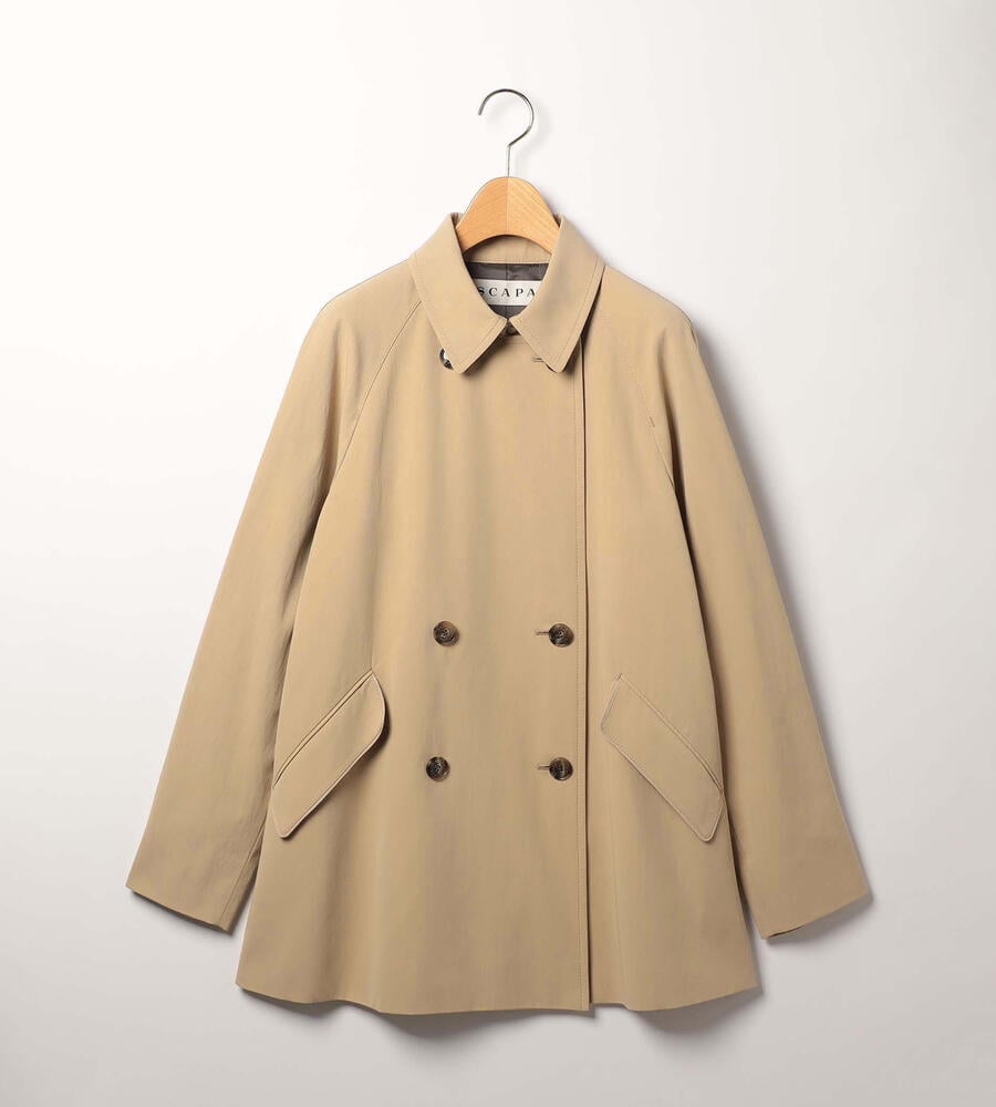 コットンシャンブレーコート