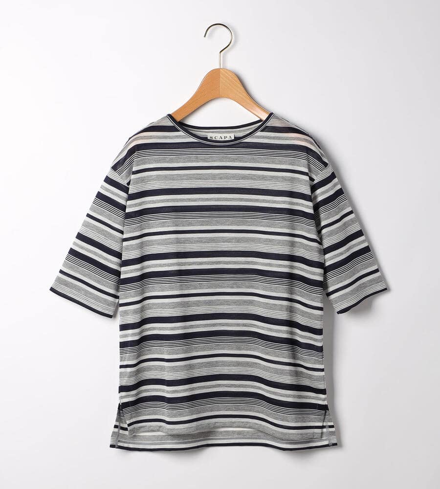 ネイビー×グレー