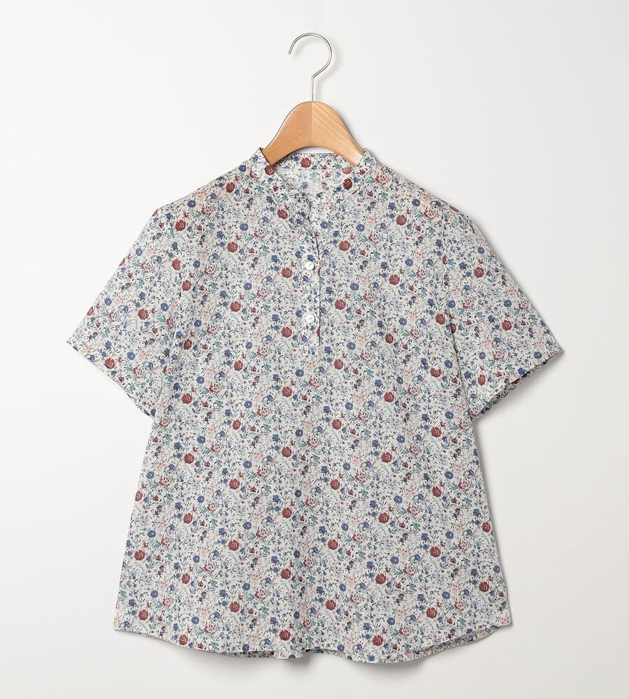 リバティウェーブブラウス