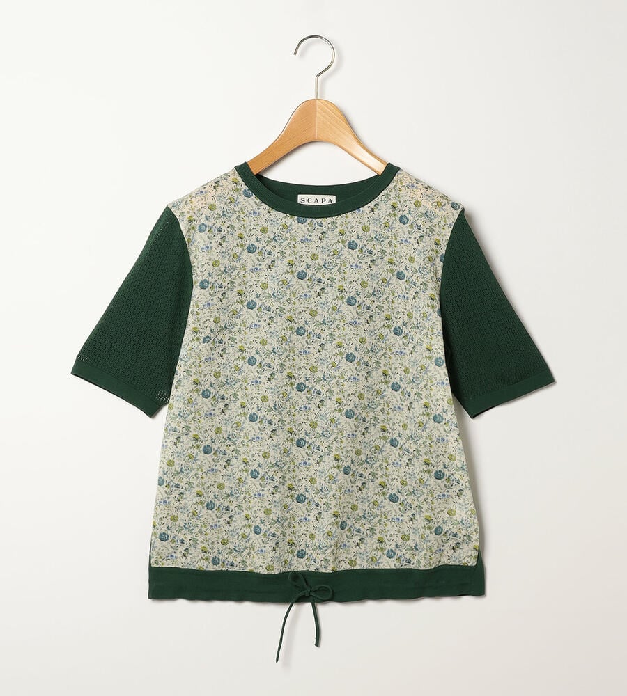 SCAPA / スキャパ リバティプリントコンビニット リバティコンビニット｜ニット｜LSTOCKROOM(エルストックルーム