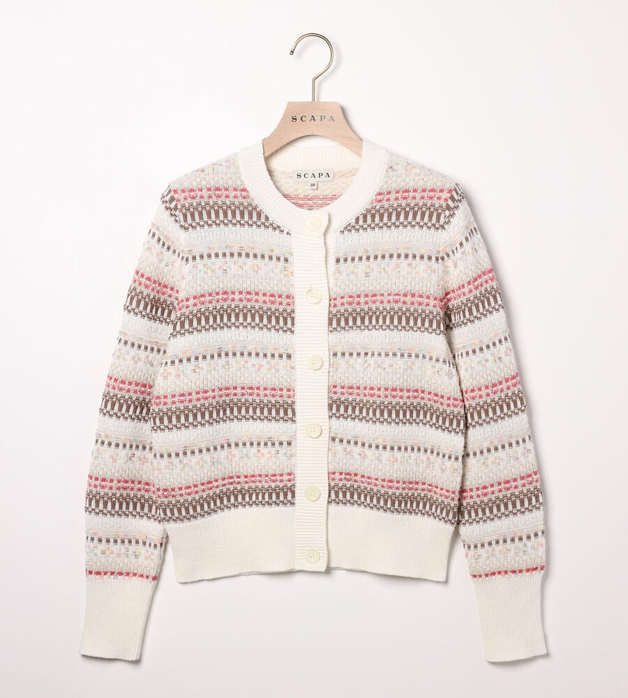 オフホワイト×ボーダー