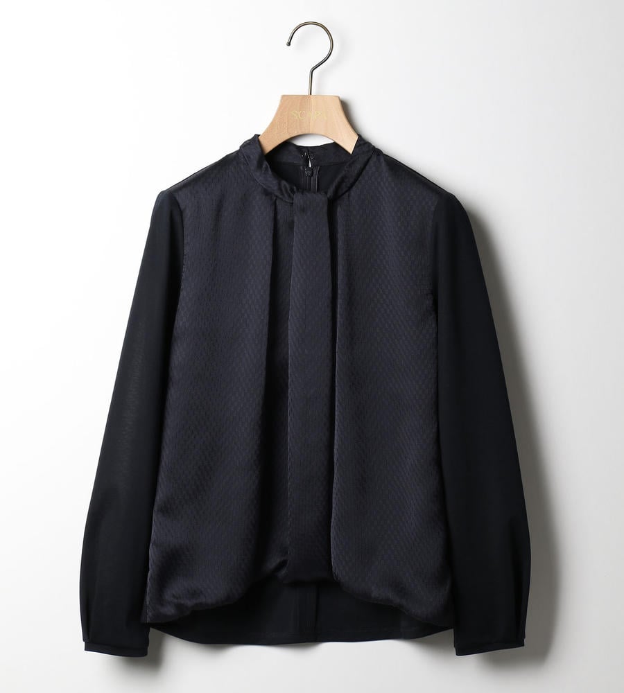 【Lサイズ】メッシュコンビカットソー