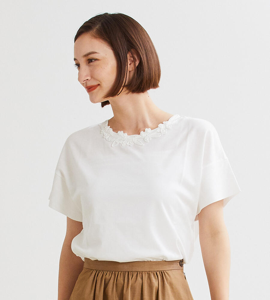 【Lサイズ】ドレープテンジクカットソー