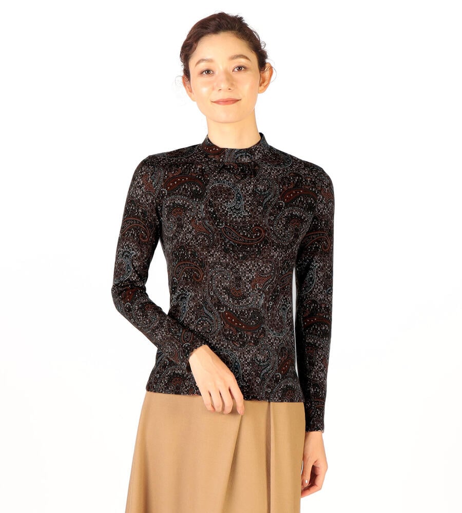 【Lサイズ】ウールサラサジャージカットソー