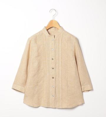 SCAPA Lサイズ / スキャパエルサイズ コンチネンタルリネンロングブラウス Lサイズ】コンチネンタルリネンロングブラウス｜シャツ