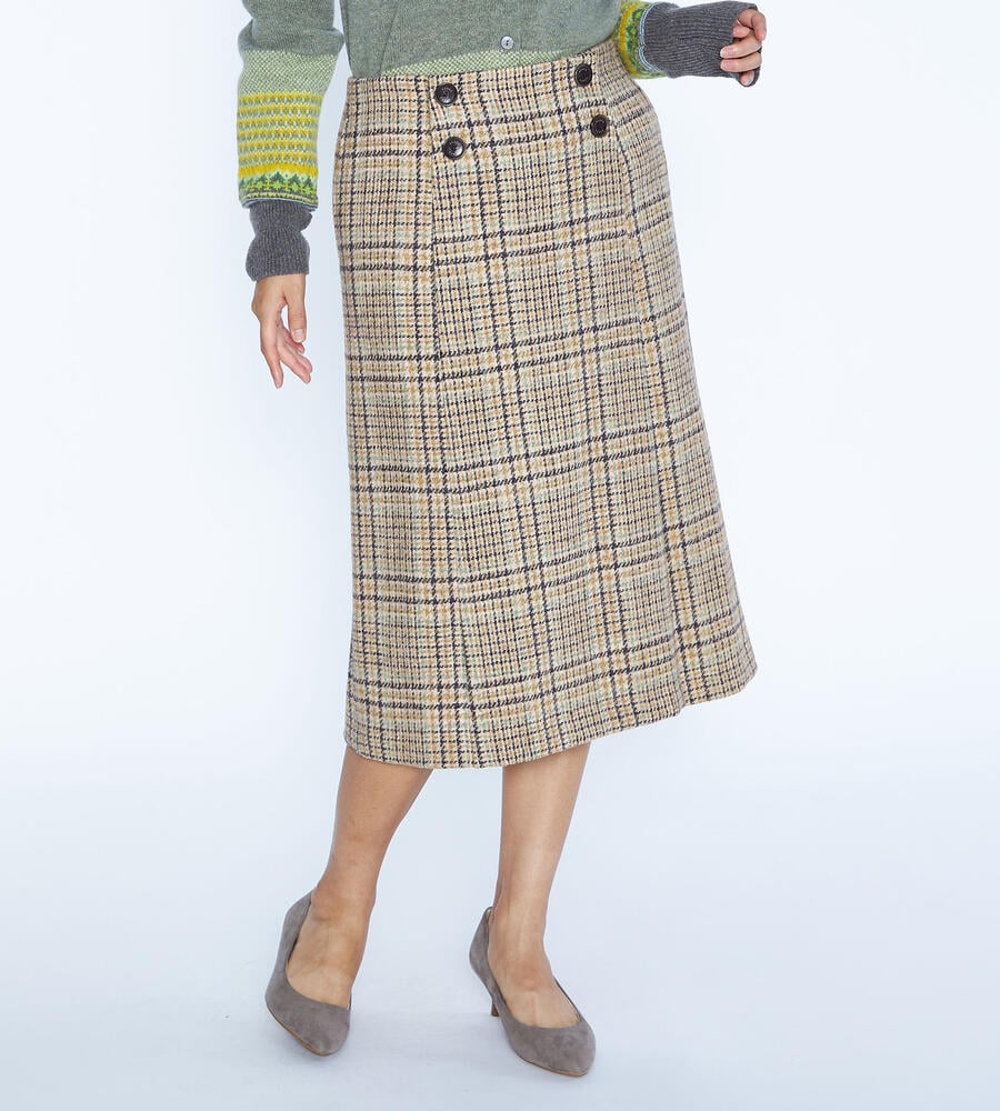 【Lサイズ】ハリスツイードスカート