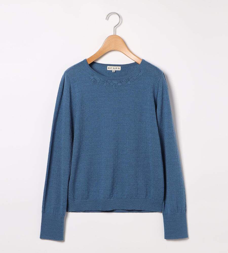 SCAPA Lサイズ / スキャパエルサイズ プレーティングボーダーニット プレーティングボーダーニット｜ニット｜LSTOCKROOM(エル