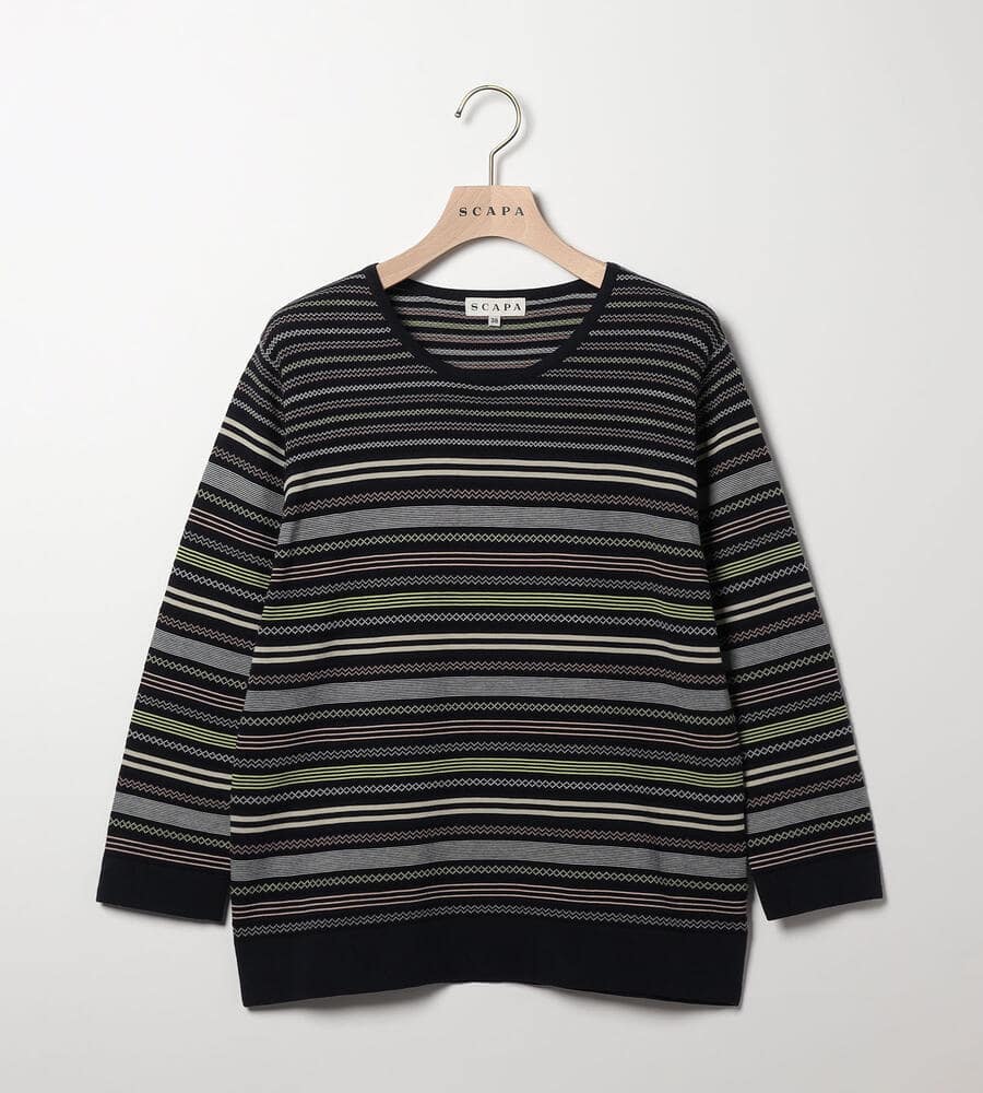 ネイビー×ボーダー