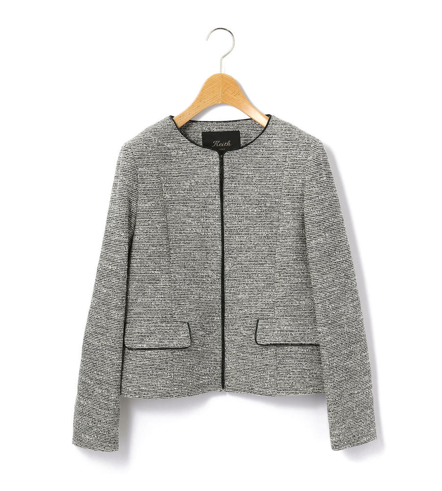 ツイード調 ジャケット