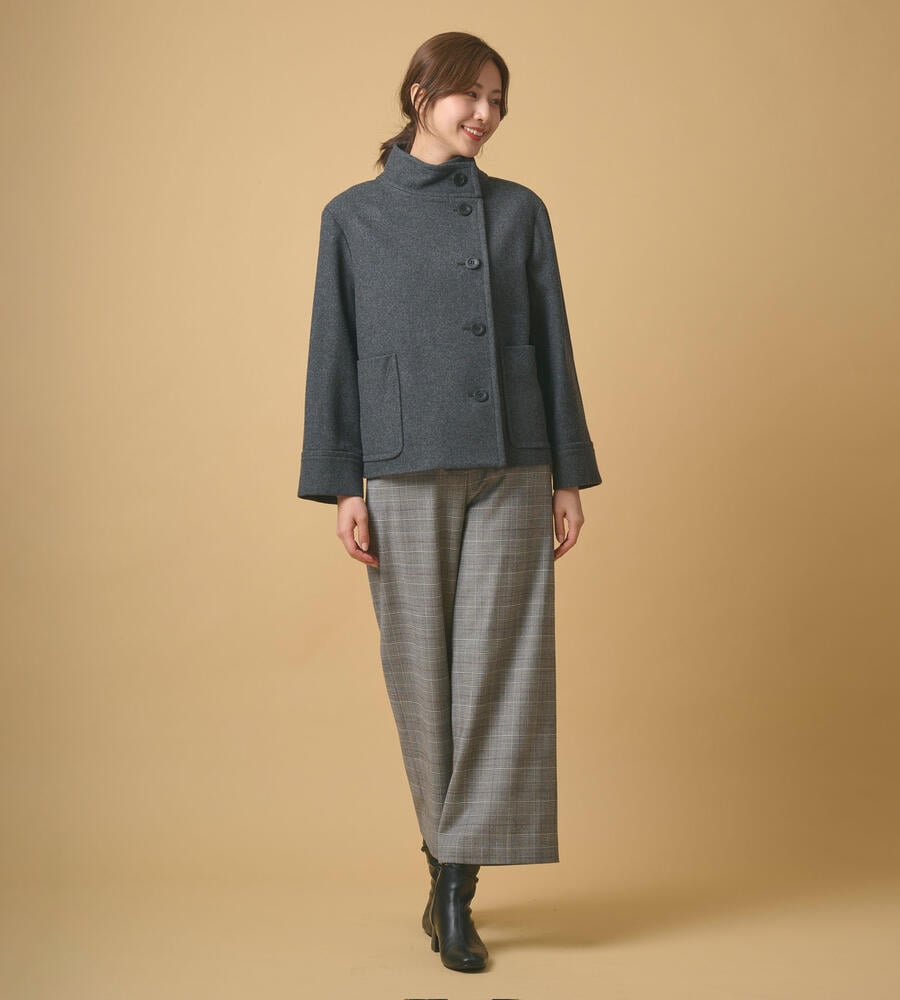 【Lサイズ】ウールメルトンコート