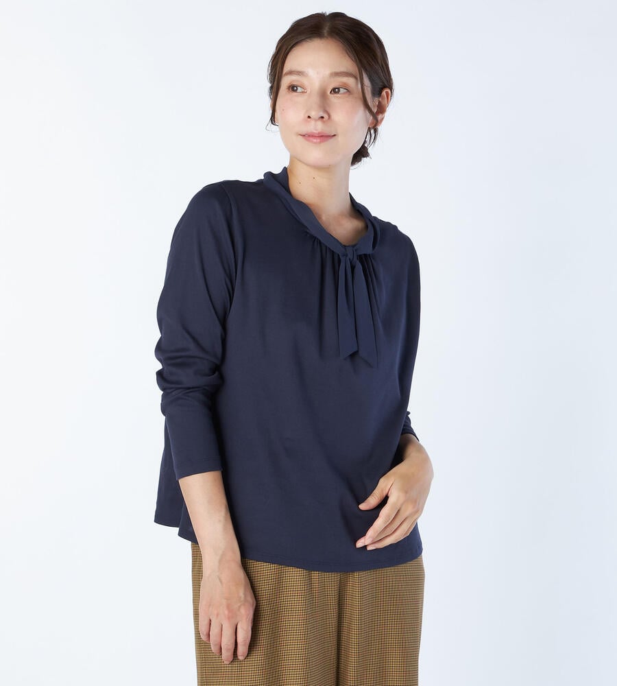 【Lサイズ】Naosリボンカラーカットソー