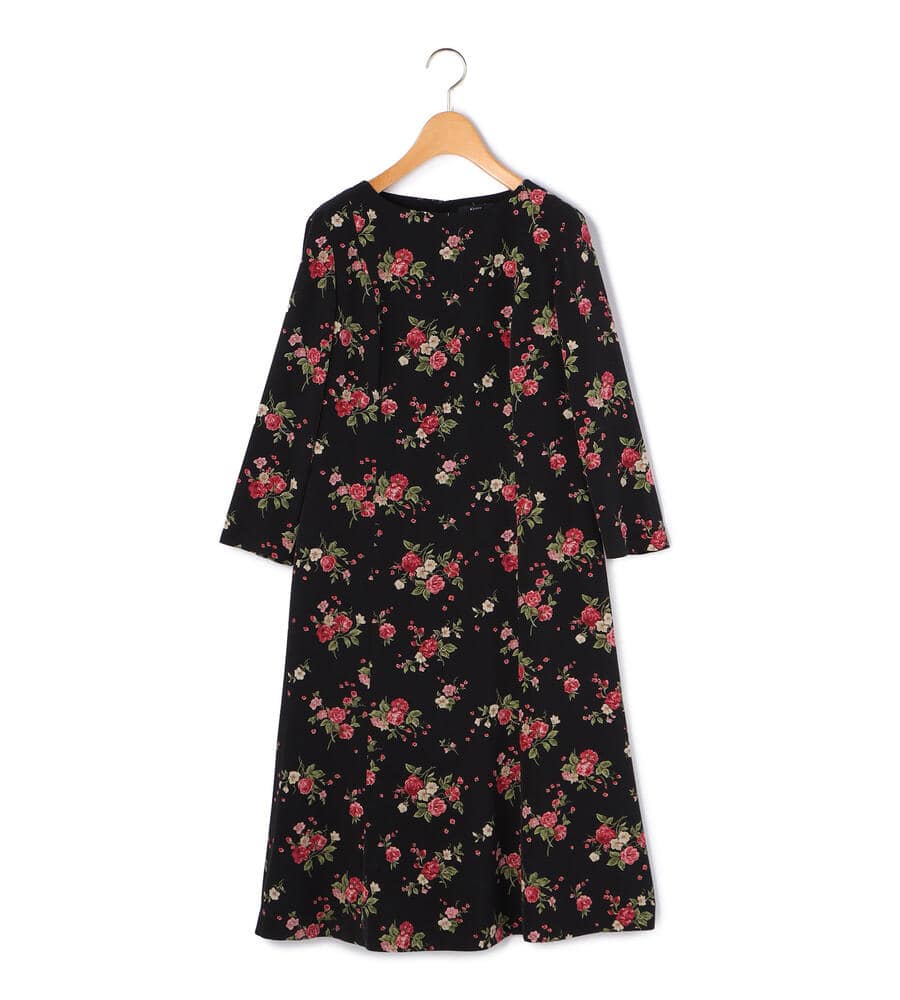 【新品未使用】LOVAN flowerワンピース フラワーキルティングワンピース