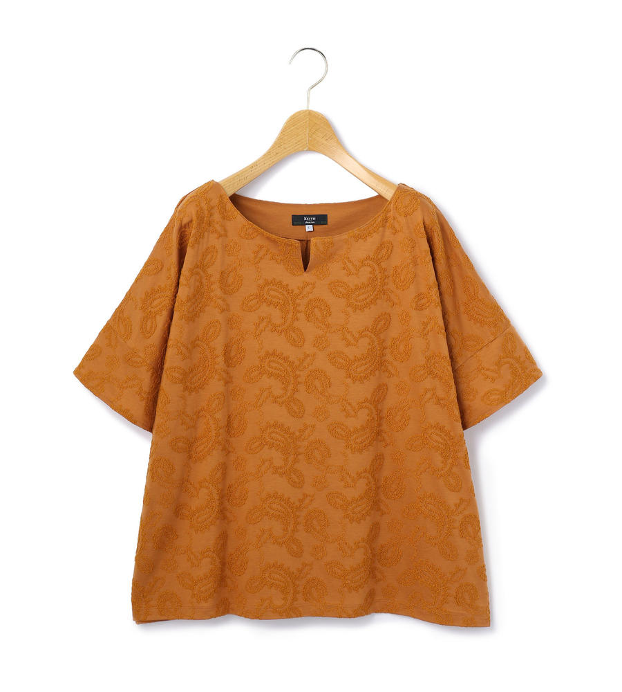 【50size~】エンブロイダイアリージャージー カットソー